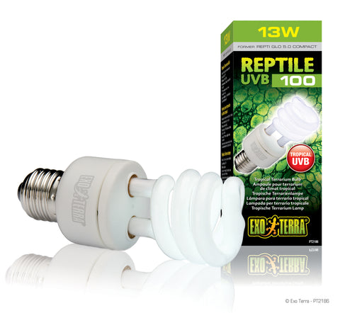 Exo Terra Tropical Reptile UVB 100 Bulb