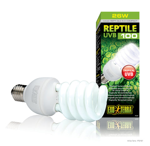 Exo Terra Tropical Reptile UVB 100 Bulb