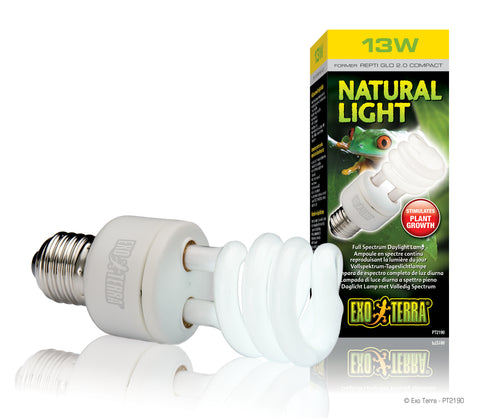 Exo Terra Compact Fluorescent  Natural Light - FREE SHIPPING with your Chameleon!